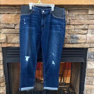 JOE’S The Bobby mid rise boyfriend 31 / 12 maternity jeans